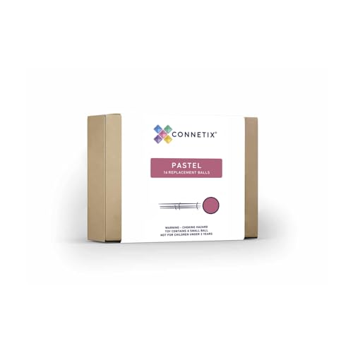 CONNETIX Magnetische Fliesen Pastell Kugelpack, 16 Stück von Connetix