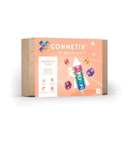 Connetix - Pastell-Quadrat-Packung, 40 Stück von Connetix