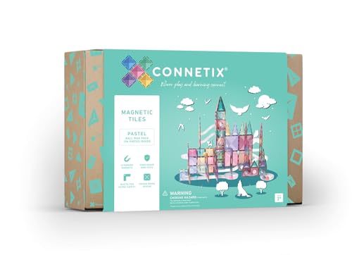 Connetix Tiles - Pastellkugelbahn-Set, 106 Stück von Connetix