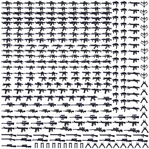 ControlCraze 300-teiliges DIY Klemmbausteine Militär-Waffenset mit Waffenkiste-CT25 von ControlCraze