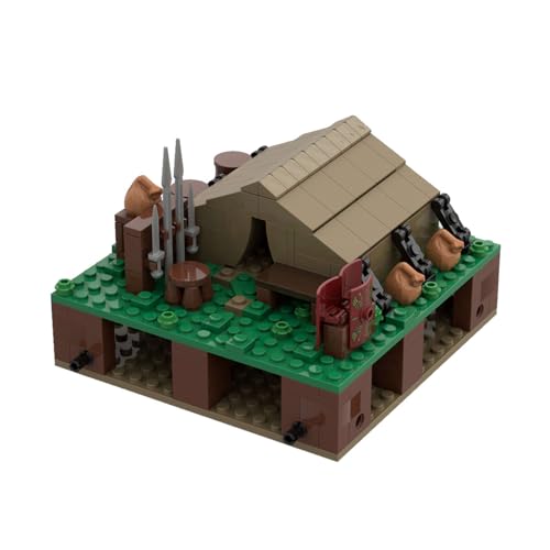 ControlCraze Mittelalterliche Ritter Waffen Set, 269 Stück Figuren & Zubehör Bausatz, Burg Szenen Spielzeug mit Rittern, Schwerten, Rüstungen & Katapult von ControlCraze