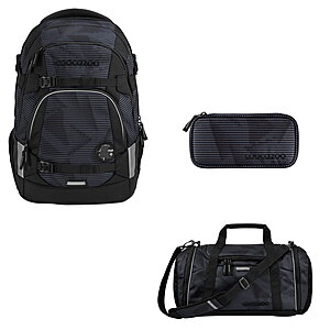 Coocazoo MATE Dark Mission 3tlg Schulrucksack Set von Coocazoo