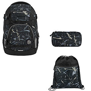 Coocazoo MATE Reflective Splash 3tlg Schulrucksack Set von Coocazoo