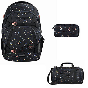 Coocazoo MATE Sprinkled Candy Schulrucksack Set 3tlg von Coocazoo