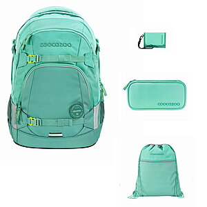 Coocazoo Mate All Mint 4tlg Schulrucksack Set von Coocazoo