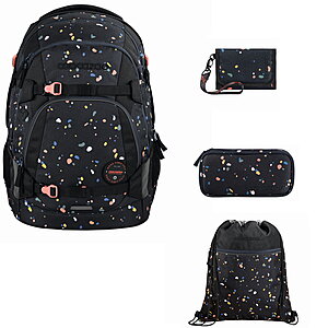 Coocazoo Mate Sprinkled Candy 4tlg Schulrucksack Set von Coocazoo