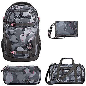 Coocazoo PORTER Bubble Brush 4tlg Schulrucksack Set von Coocazoo