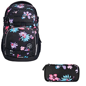 Coocazoo PORTER Floral Artnight 2tlg Schulrucksack Set von Coocazoo