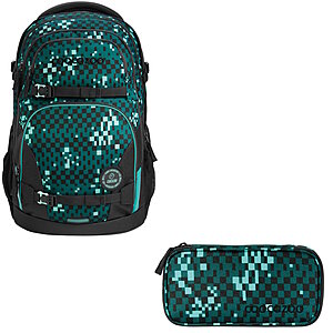 Coocazoo PORTER Pixel Blox 2tlg Schulrucksack Set von Coocazoo