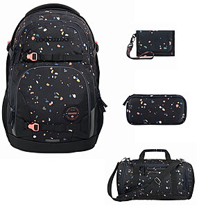 Coocazoo PORTER Sprinkled Candy Schulrucksack Set 4tlg von Coocazoo