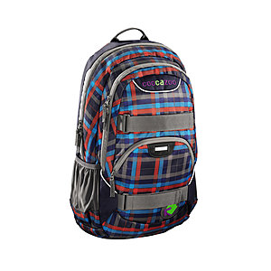 Coocazoo RayDay Rucksack Check Peacoat II 25 Liter, mit Laptopfach von Coocazoo