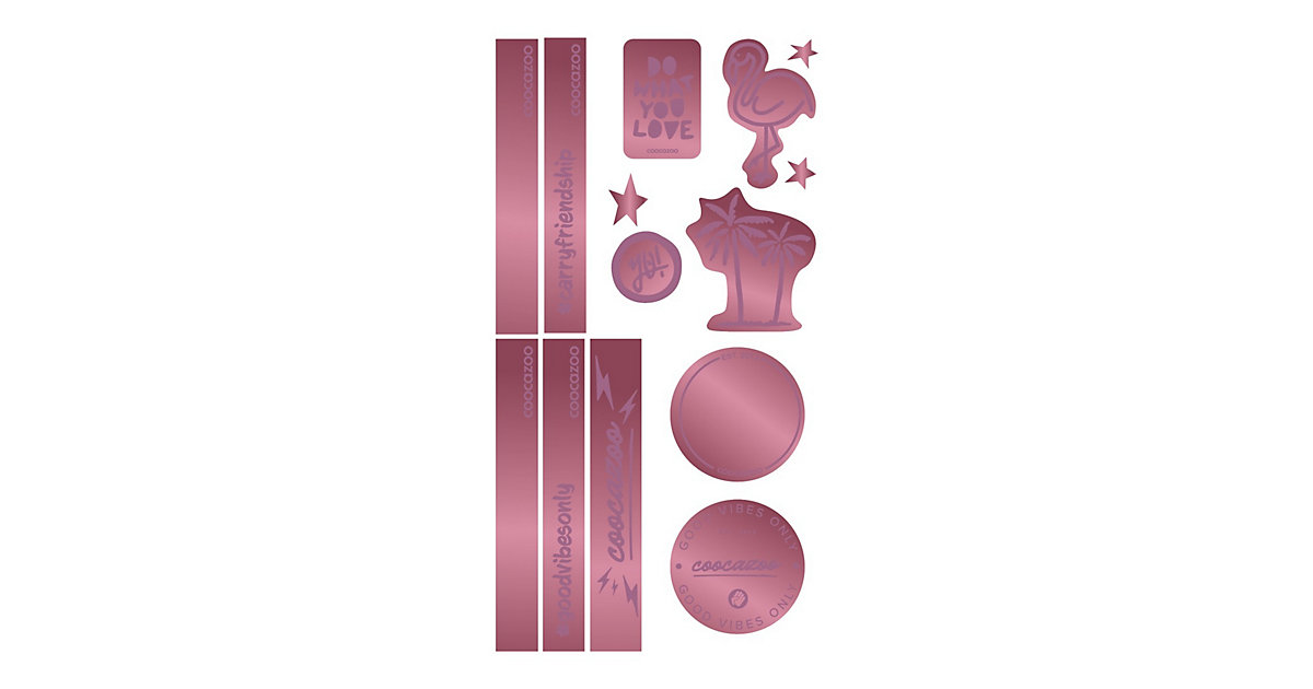 Stickerset Berry, reflektierend rot von Coocazoo