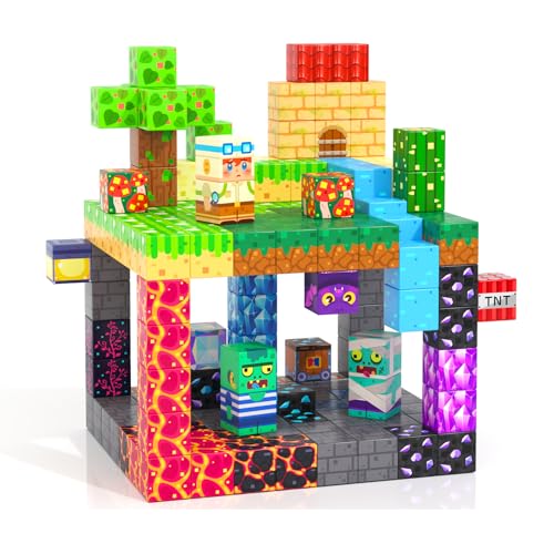 Coodoo 200PCS Magnetische Bausteine Sensorischen Spielzeug für Kinder 3-5 5-7 Coodoo 200PCS Magnetische Bausteine Sensorischen Spielzeug für Kinder 3-5 5-7 von Coodoo