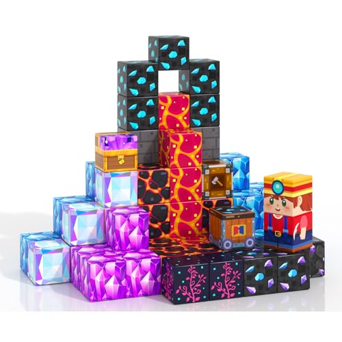 Coodoo Magnetische Bausteine Spielzeug für Jungen und Mädchen ab 3 Jahren, Kreative Kinderspiele Kinderspielzeug von Coodoo