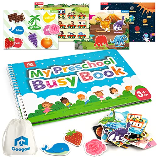 Coogam Magnetisches Buch für Vorschule, 9 Themen-Aufkleber, sensorisches Spielzeug, Feinmotorik, Lernbuch, leises Buch, Montessori-Spielzeug für Kinder, Kleinkinder, Zuhause, Kindergarten Coogam Magnetisches Buch für Vorschule, 9 Themen-Aufkleber, sensorisches Spielzeug, Feinmotorik, Lernbuch, leises Buch, Montessori-Spielzeug für Kinder, Kleinkinder, Zuhause, Kindergarten von Coogam