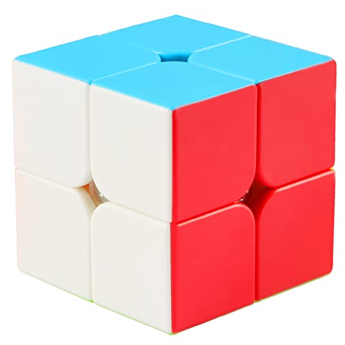 Cooja Zauberwürfel 2x2, Speed Cube 2x2x2 Magischer Würfel Speedcube, Schnelles Glattdrehen Robust Spielzeug für Jungen Mädchen von Cooja