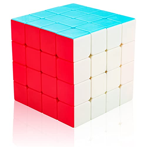 Cooja Zauberwürfel 4x4, Speed Cube 4x4x4 Magischer Würfel Speedcube, Schnelles Glattdrehen Robust Spielzeug für Jungen Mädchen von Cooja