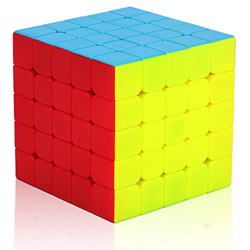 Cooja Zauberwürfel 5x5, Speed Cube 5x5x5 Magischer Würfel Speedcube, Schnelles Glattdrehen Robust Spielzeug für Jungen Mädchen von Cooja
