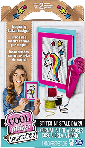 Cool Maker Stitch N' Style Tagebuch-Aktivitäten-Set, handgefertigt, für 2 Einband, für Kinder ab 8 Jahren von Cool MAKER