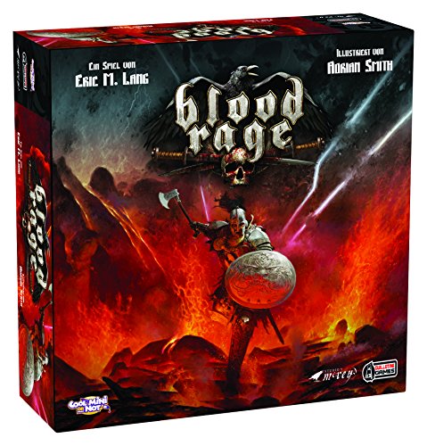 CMON, Blood Rage, Grundspiel, Expertenspiel, Strategiespiel, 2-4 Spieler, Ab 12+ Jahren, 60+ Minuten, Deutsch, Meerkleuren von CMON