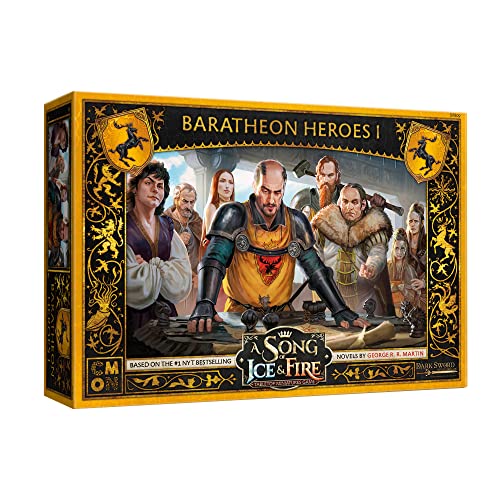 Cool Mini or Not, A Song of Ice & Fire: Baratheon Heroes I Miniature Game, Ages 14+, 2+ Players, 45 to 60 Min Playing Time von CMON