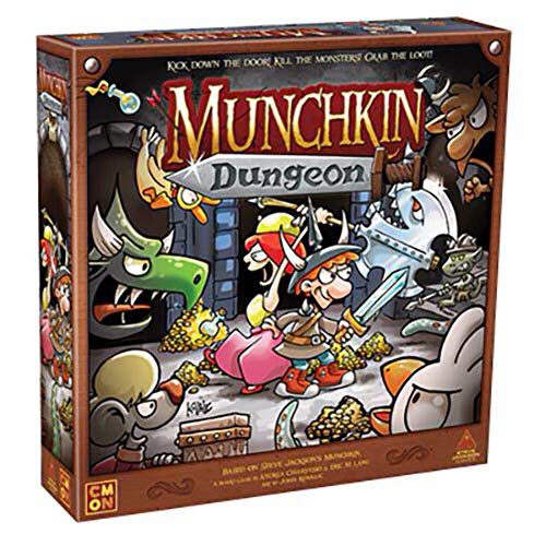 Steve Jackson Games , Munchkin: Dungeon, Board Game, 2 to 5 Players, Ages 14+, 80 Minutes Playing Time von CMON