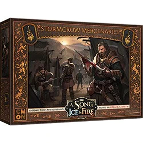 CoolMiniOrNot Inc, Stormcrow Mercenaries Expansion: A Song of Ice and Fire, Miniatures Game, Ages 14+, 2+ Players, 45-60 Minutes Playing Time von CMON