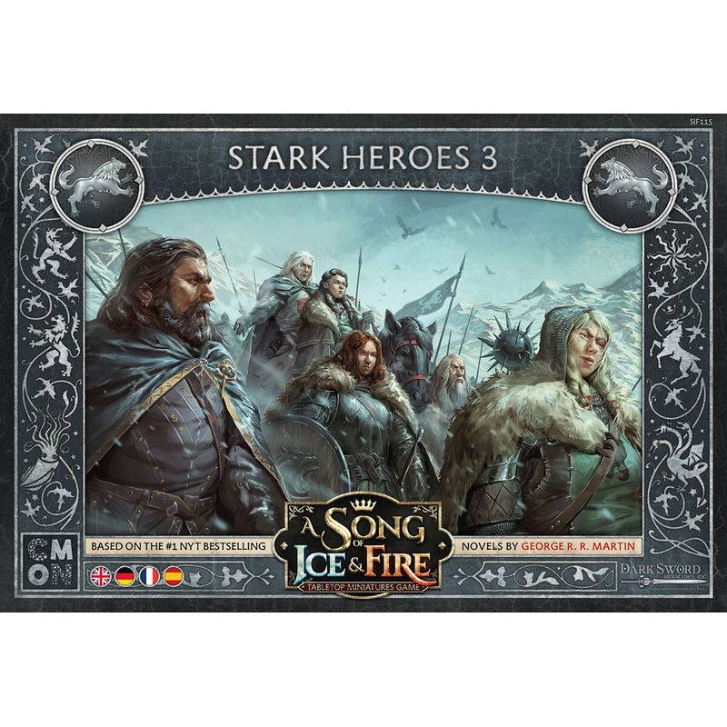 Song of Ice & Fire - Stark Heroes 3 (Spiel) von Cool Mini or Not