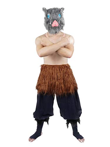 CoolChange Cosplay Kostüm von Inosuke Hashibira mit Wildschwein Maske für Fans | Größe: L CoolChange Cosplay Kostüm von Inosuke Hashibira mit Wildschwein Maske für Fans | Größe: L von CoolChange