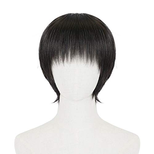 CoolChange Cosplay Perücke von Levi Ackerman für Attack on Titan Fans | Schwarz CoolChange Cosplay Perücke von Levi Ackerman für Attack on Titan Fans | Schwarz von CoolChange