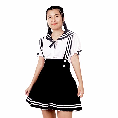 CoolChange Cosplay Schulmädchen Uniform, Schwarz, Größe: L von CoolChange