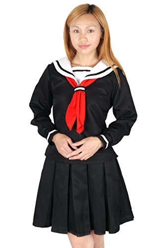 CoolChange Cosplay Schuluniform von Ai Enma | Kostüm für Jigoku Shojo Fans | Größe: S von CoolChange