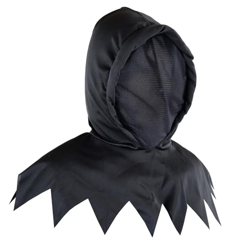 CoolChange Halloween Vollgesichtsmaske, Vermummungs Kapuze, Stoff, Schwarz CoolChange Halloween Vollgesichtsmaske, Vermummungs Kapuze, Stoff, Schwarz von CoolChange