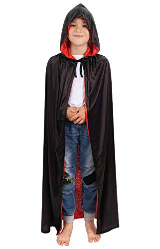 CoolChange Halloween Wende Umhang für Kinder, Rot/Schwarz, mit Kapuze CoolChange Halloween Wende Umhang für Kinder, Rot/Schwarz, mit Kapuze von CoolChange