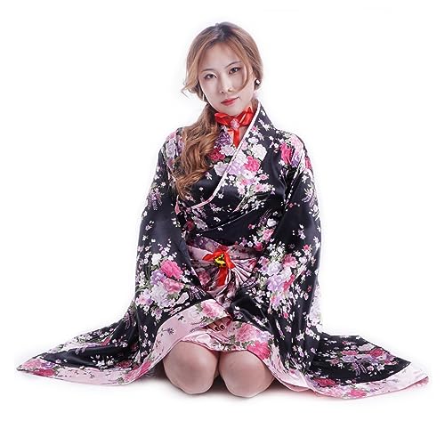 CoolChange Lolita Kimono Cosplay Kostüm mit Rüschenrock und Kimono mit weiten Ärmeln (L) von CoolChange