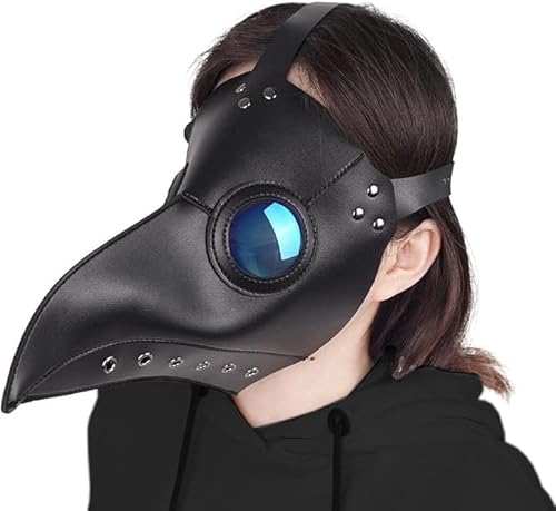 CoolChange Pestmaske für Halloween/Steampunk Kostüm | Schnabelmaske mit verspiegelten Augen | PU-Leder CoolChange Pestmaske für Halloween/Steampunk Kostüm | Schnabelmaske mit verspiegelten Augen | PU-Leder von CoolChange