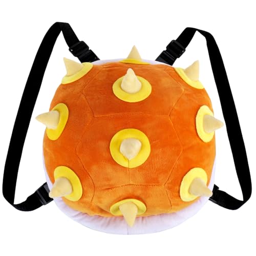 CoolChange Plüsch Schildkrötenpanzer für Kinder Kostüm I Ninja Turtle Verkleidung I Schildkröten Rucksack I Grün (Gelb mit Stachel) von CoolChange
