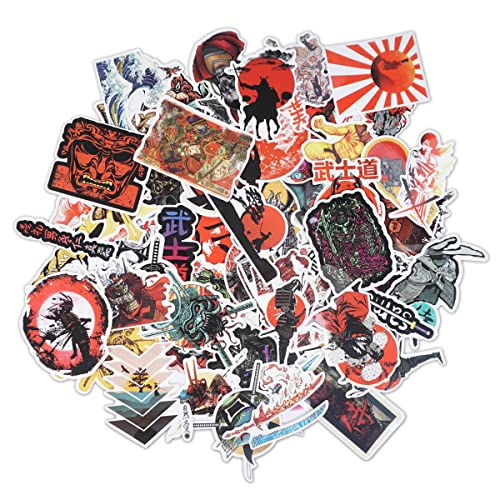CoolChange Samurai Vinyl Sticker Set | div. japanische Aufkleber | PVC Decals | 65 Stück CoolChange Samurai Vinyl Sticker Set | div. japanische Aufkleber | PVC Decals | 65 Stück von CoolChange