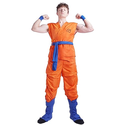 CoolChange Son Goku Cosplay Kostüm mit Überschuhen | Golden Frieza Saga | Größe: S CoolChange Son Goku Cosplay Kostüm mit Überschuhen | Golden Frieza Saga | Größe: S von CoolChange