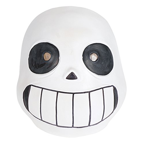 CoolChange Totenschädel Maske aus Latex für Undertale Fans | Variante: Sans Kindergröße von CoolChange