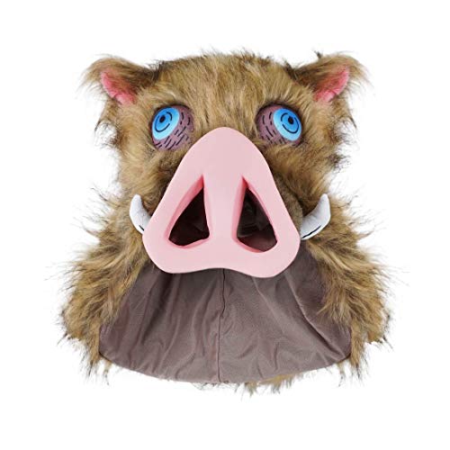 CoolChange Wildschwein Maske/Mütze mit Fell von Inosuke Hashibira | Eberkopf für D. Slayer Fans CoolChange Wildschwein Maske/Mütze mit Fell von Inosuke Hashibira | Eberkopf für D. Slayer Fans von CoolChange