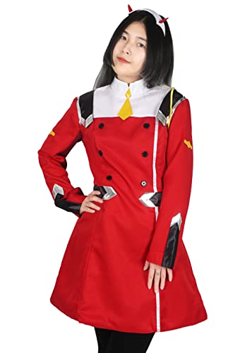 CoolChange Cosplay Kostüm von Zero Two | Uniform mit Haarreif für Darling in the FranXX Fans | Größe: L von CoolChange