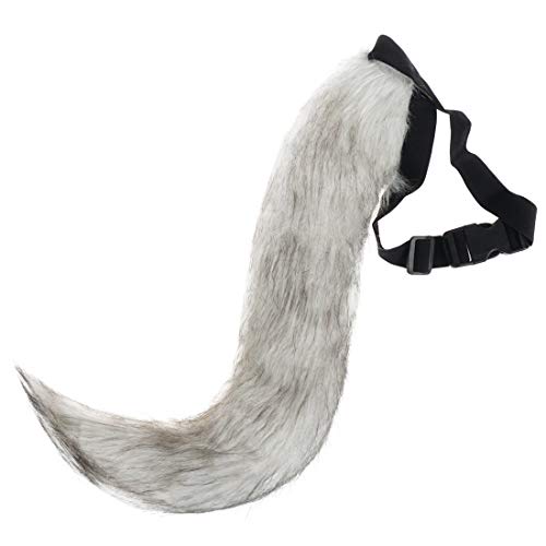 Schwanz aus Kunstfell zum Umschnallen für Kostüm/Cosplay Farbe: Grau Schwanz aus Kunstfell zum Umschnallen für Kostüm/Cosplay Farbe: Grau von CoolChange