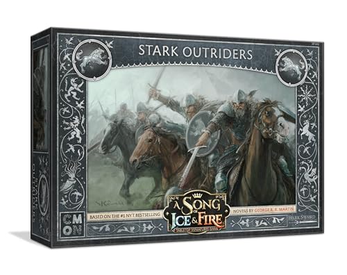 CoolMiniOrNot CMNSIF102 Thrones A Song of Ice and Fire Miniaturen Spiel: Stark Outriders Erweiterung, Mehrfarbig von CMON