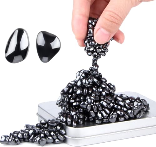 Coolden 500+ Stück Crack Magnets Set, Magnetsteine Stresskiller mit 2 Große Magnetic Steine für Stressabbau Kreativität ASMR ADHS, Fidget Magnete Spielzeug Geschenk für Erwachsene Jungen Mädchen von Coolden