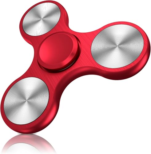 Coolden Fidget Spinner Metall Fidget Toys EDC Hand Spinner Hochwertig Angst Anti Stress Relief Focus Spielzeug Geschenk für Kinder Erwachsene Edelstahl Leiser Fingerkreisel für Büro Schule Rot Coolden Fidget Spinner Metall Fidget Toys EDC Hand Spinner Hochwertig Angst Anti Stress Relief Focus Spielzeug Geschenk für Kinder Erwachsene Edelstahl Leiser Fingerkreisel für Büro Schule Rot von Coolden