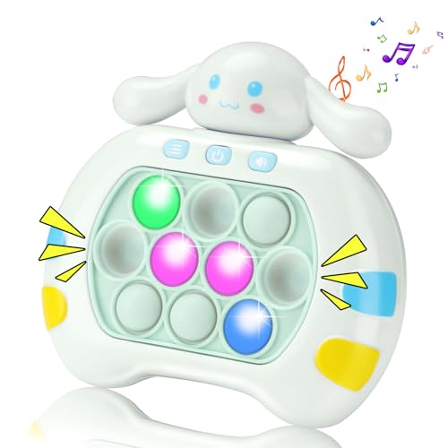 Coolden Pop it Fidget Toys Quick Push Spiel Pop It Elektronisches Sensorspiel Spiel Dekompressions Puzzle-Spielmaschine Game Controller Bubble Sensory Fidget Toy für Kinder Erwachsene Hellblau von Coolden