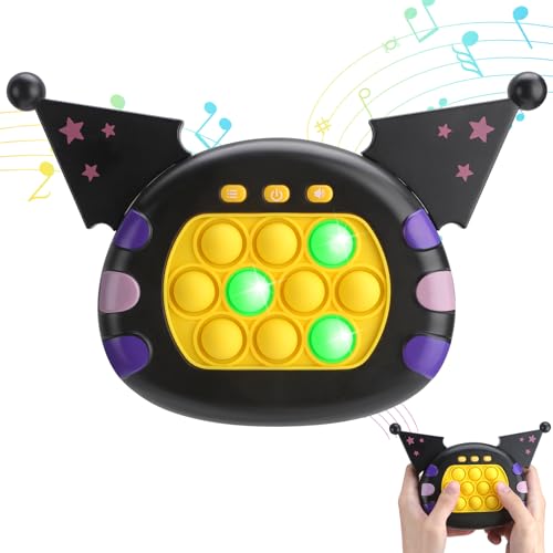 Coolden Pop it Fidget Toys Quick Push Spiel Pop It Elektronisches Sensorspiel Spiel Dekompressions Puzzle-Spielmaschine Game Controller Bubble Sensory Fidget Toy für Kinder Erwachsene Lila von Coolden