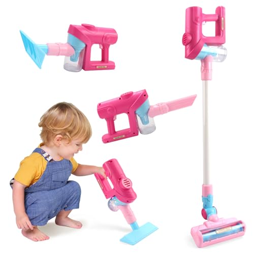 Kinderstaubsauger mit Echter Saugfunktion, Spielzeug Staubsauger Kinder mit Saugfunktion, Kinderstaubsauger ab 2 3 4 5 Jahre Kinderstaubsauger mit Echter Saugfunktion, Spielzeug Staubsauger Kinder mit Saugfunktion, Kinderstaubsauger ab 2 3 4 5 Jahre von Coolplay