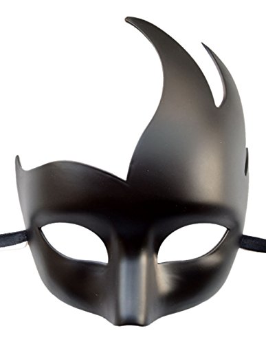 Coolwife Herren Venezianische Maskerade Maske Klassische Design Prom Mardi Gras Masken (Schwarz) von Coolwife